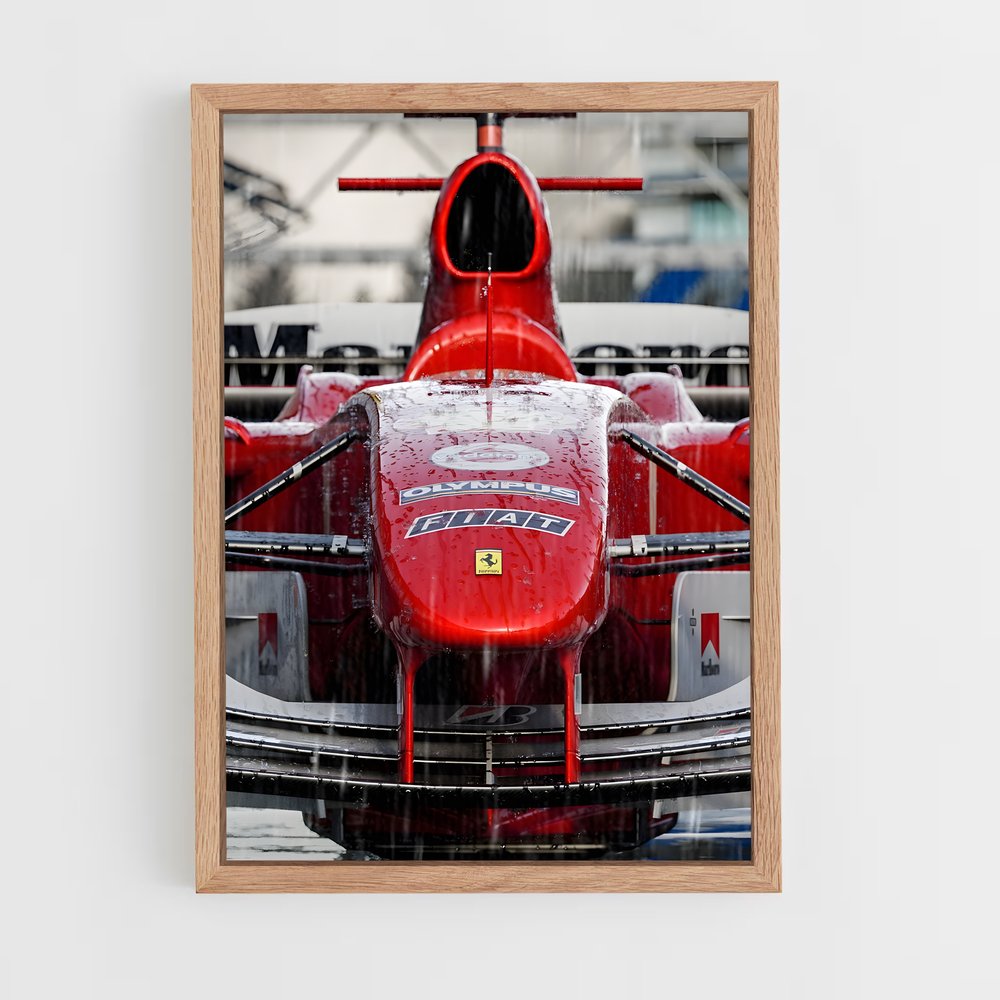 Poster Pluie de Performance – affiche Voitures de Formule 1 (vue 4)